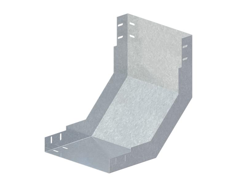 Лоток угловой вертикальный вверх 300х150 сталь 1.5мм ЛМс-90В цУТ2.5 СОЭМИ Н0122320745