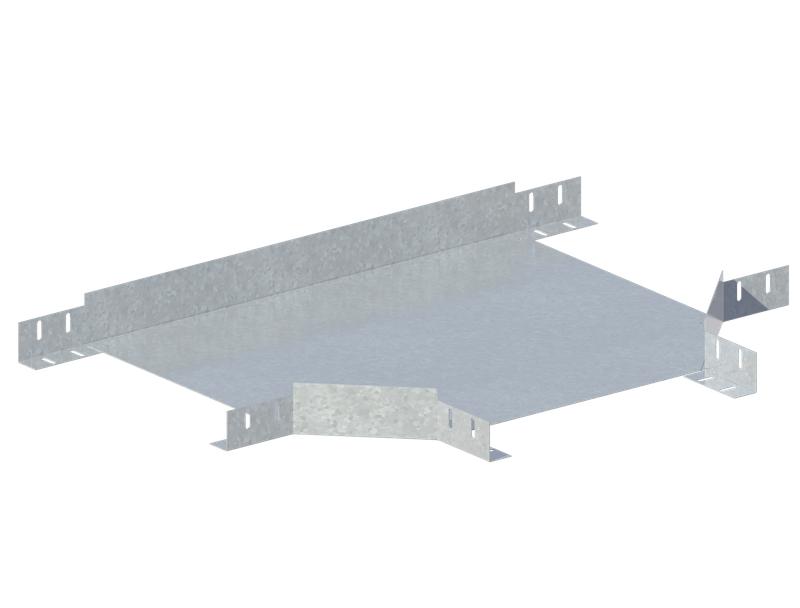 Лоток тройниковый горизонтальный 400х200 сталь 2мм ЛМс-Т цУТ2.5 СОЭМИ Н0122370856