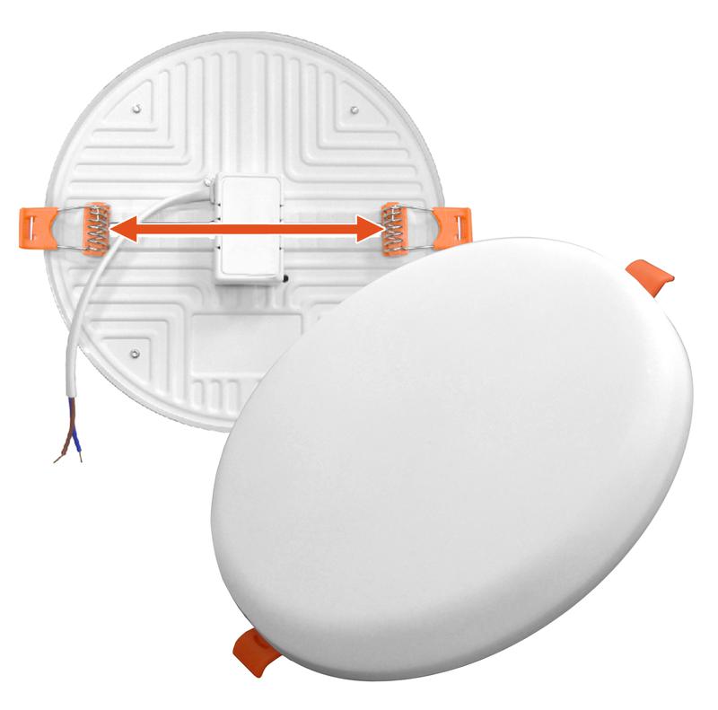 Светильник светодиодный безрамочный встраив. круг. с рег. монтаж. 9Вт 720лм 230В 6500К 90мм IP20 IONICH 1587