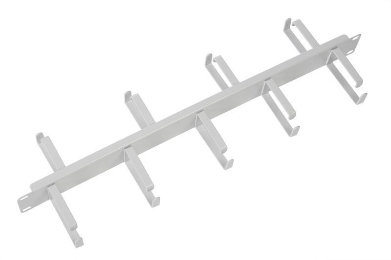 Органайзер кабельный горизонтальный ГКО-1-9 1U Ш=19дюйм Г=154.2мм двухсторон. кольца ЦМО 1258994