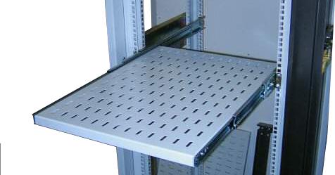 Полка выдвижная ТСВ-100 1U 19дюйм 1000мм 30кг сер. ЦМО 1221204