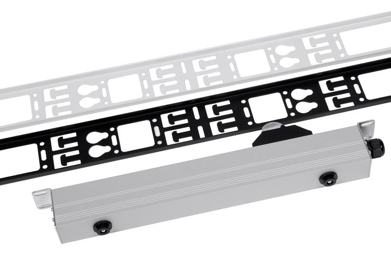 Органайзер кабельный вертикальный ВКО-М-42.75-9005 42U Г=12мм односторон. окна ЦМО 1418638