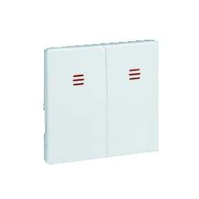 Клавиша двойная Simon82 граф. с инд. 82025-38