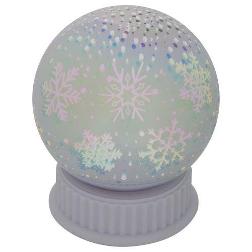 Светильник Шар ENGDS-15 с внутренней проекцией "Снежинки" 3хAAA IP20 Эра Б0051951