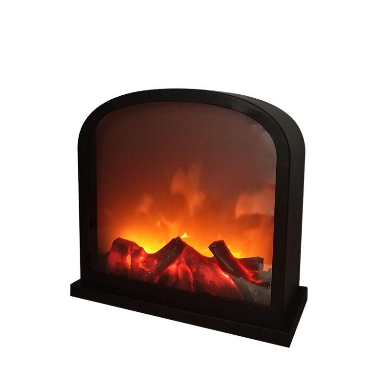 Камин светодиодный "Шале" 30х13х28см 3LED 5Вт 5В IP20 эффект живого огня USB и элементы питания 3хC (не в компл.) черн. Neon-Night 511-006