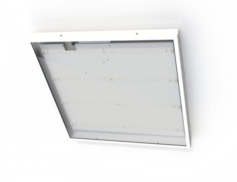 Светильник светодиодный Office Glass 38/5000 opal 5000лм 38Вт 3000К IP65 0.8PF 80Ra Кп<1 Diora DOG38-O-3K