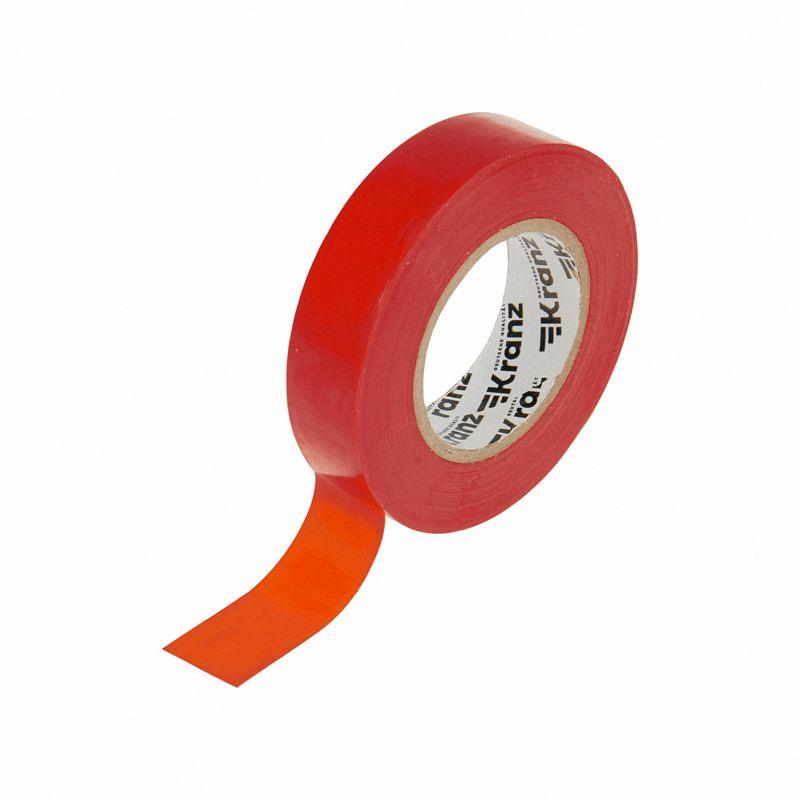 Изолента ПВХ 0.13х19мм 25м красная (уп.5шт) Kranz KR-09-2204