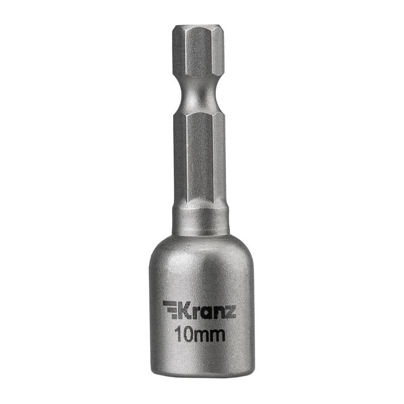 Ключ-насадка магнитная 1/4дюйм 10х48мм Kranz KR-92-0402-1