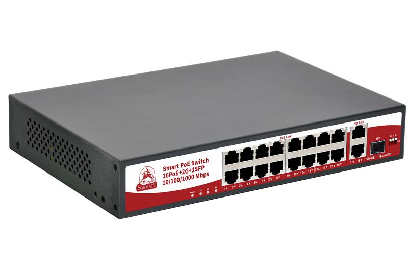 Коммутатор SR-PS1621GBL SarmatT 00090441