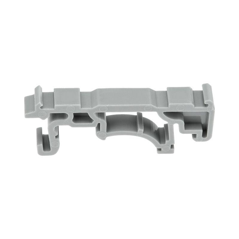 Клемма строительно-монтажная СМК проходная 222-425D 5п 0.08-4кв.мм с креплением на DIN-рейку сер. (уп.20шт) Rexant 07-5236