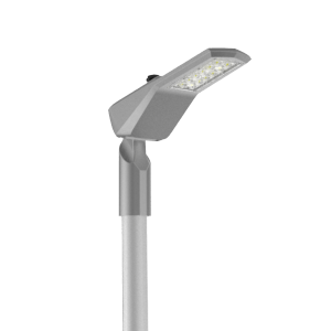 Светильник светодиодный Levante Road 40Вт кронштейн 60мм 4000К уличный RAL7045 сер. муар DALI ZHAGA VARTON V1-S1-70660-40Y32-6604040