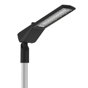 Светильник светодиодный Levante M Parking 80Вт кронштейн 48мм 5000К уличный RAL9005 черн. муар DALI ZHAGA VARTON V1-S1-90748-40Y24-6608050