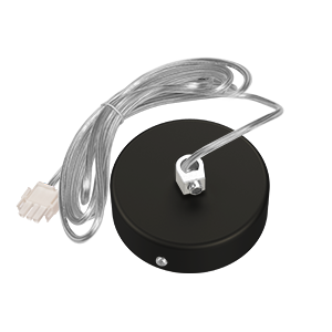 Комплект для подключения к сети Х-line подвесной (провод 2м) 5-жильный RAL9005 черн. муар VARTON V4-R0-90.0056.XL0-0002