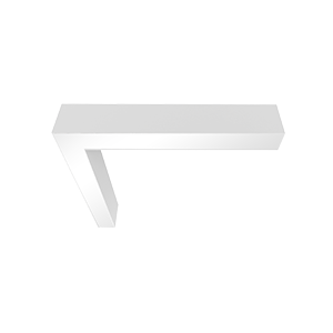 Соединитель L-образ. для серии X-line для сборки в линию 30Вт 3000К 549х527х100 RAL9003 бел. муар VARTON V1-R0-1L822-02000-4003030