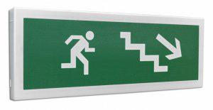 Оповещатель световой адресный С2000-ОСТ исп.10 (Человек вправо-вниз) Болид 266147