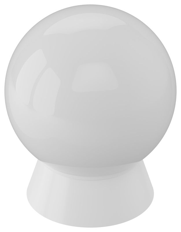 Светильник КЛЛ НПП 9101 белый шар 1х60Вт E27 IP33 IEK LNPP0-9101-1-060-K01