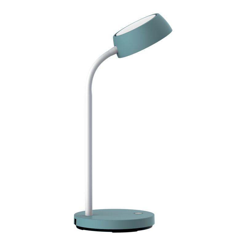 Светильник светодиодный настольный Qplus 8Вт 4000К 600лм 5В диммир. бирюз. GAUSS GT6023