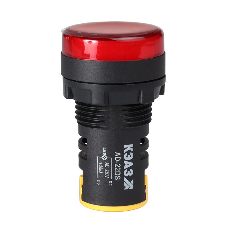 Лампа AD22DS(LED) матрица 22мм 24В AC/DC крас. КЭАЗ 303939