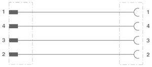 Кабель для датчика/исполнительного элемента SAC-4P-MS/ 5.0-186/FS SCO Phoenix Contact 1555729