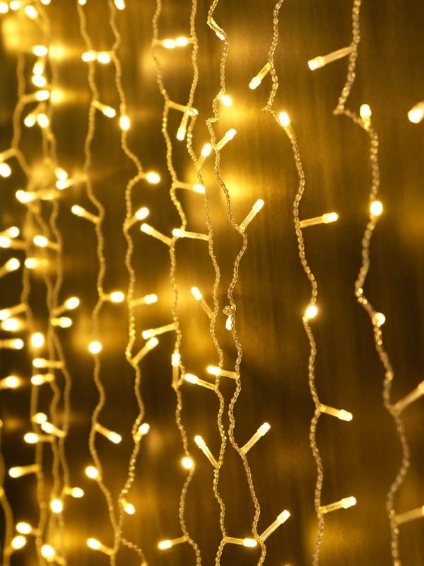 Гирлянда "Занавес-водопад" LDCL300C-WW 300 теплых бел. светодиодов 1.5х2.2м внутр. SHLights 4690601047380