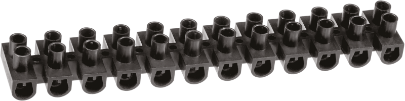 Колодка клеммная 4х14кв.мм 12 пар NTB-UPP-S12-20/BL полипропилен черн. NAVIGATOR 71015