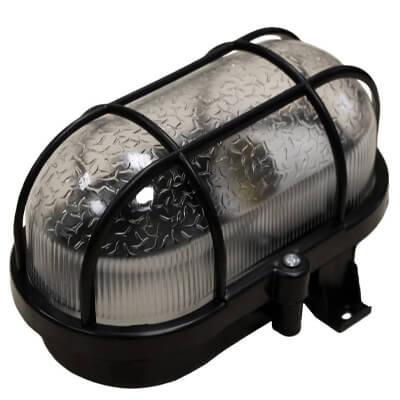 Светильник НБП 01-60-002 У3 со стеклом черн./полипропилен Витебск 1501-00020