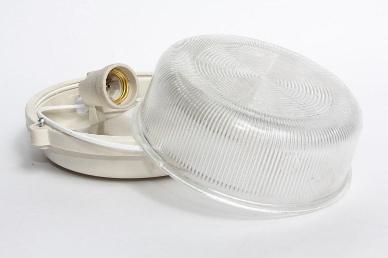 Светильник НБП 01-60-033 У3 б/стекла бел./полипропилен Витебск 1008-00550