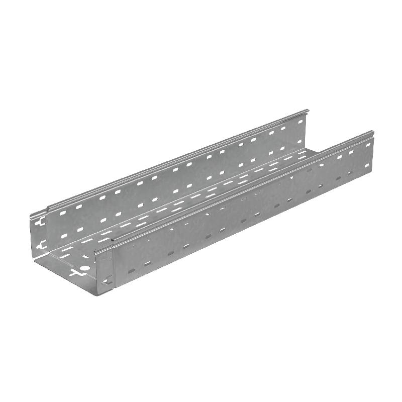 Лоток листовой перфорированный 200х100 L4000 сталь 1мм "Быстрый монтаж ПЛЮС" КМ PL8816