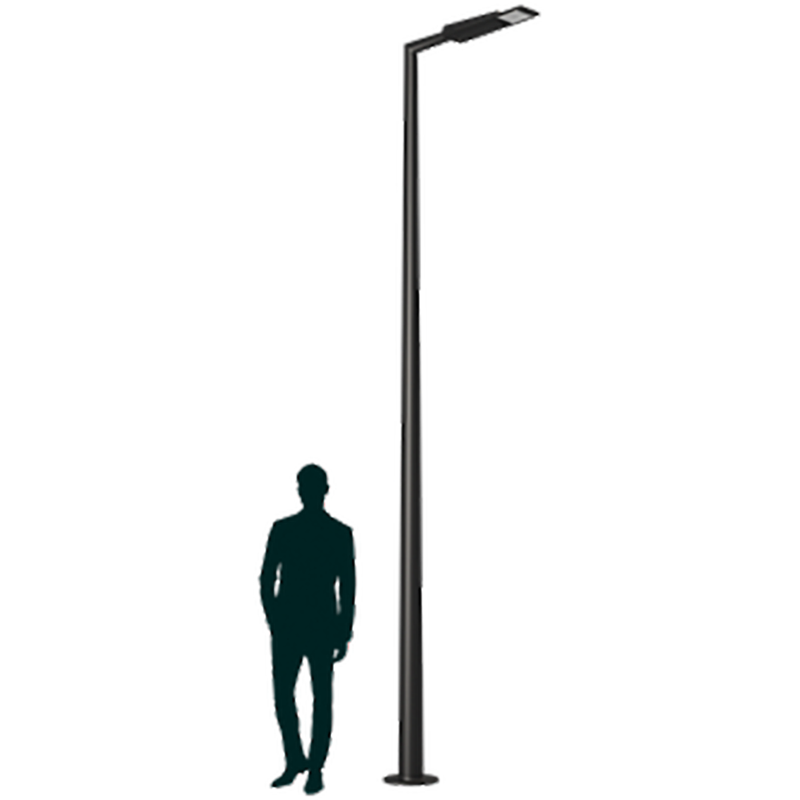 Светильник GALAXY LED 55 DW 2700K POLE 6M D130 RAL9006 СТ 4730000200