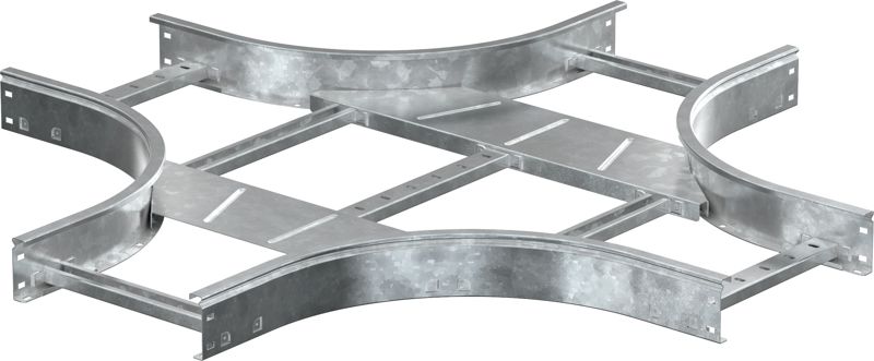 Ответвитель для лотка Х-образ. 100х500 R300 HDZ LESTA IEK CKR04-4-100-500-HDZ