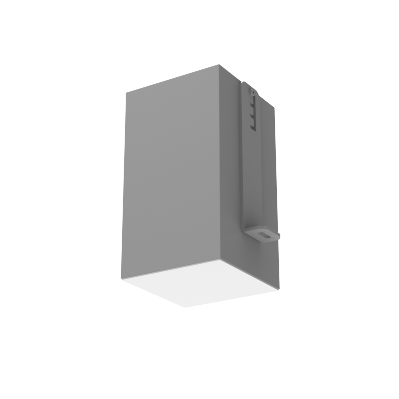 Светильник светодиодный DL-Grill для потолка Грильято 100х100 9Вт 4000К 90х90х160 IP40 встраив. RAL7045 сер. муар диммер DALI VARTON V1-R0-70808-10D01-4000940