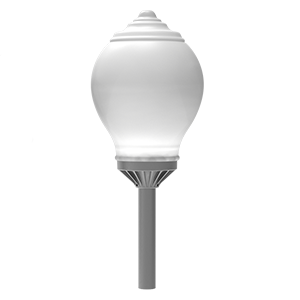 Светильник светодиодный парковый Omni-R 40Вт 4000К торшерный RAL7045 сер. муар VARTON V1-S0-70521-40000-6504040