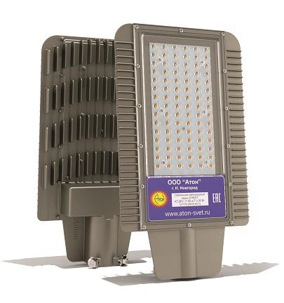 Светильник светодиодный АТ-ДКУ-100 Viking 100Вт 12800лм cos0.98 5000К 220В IP67 КСС ШБ от 380Вт Атон АТДКУ100