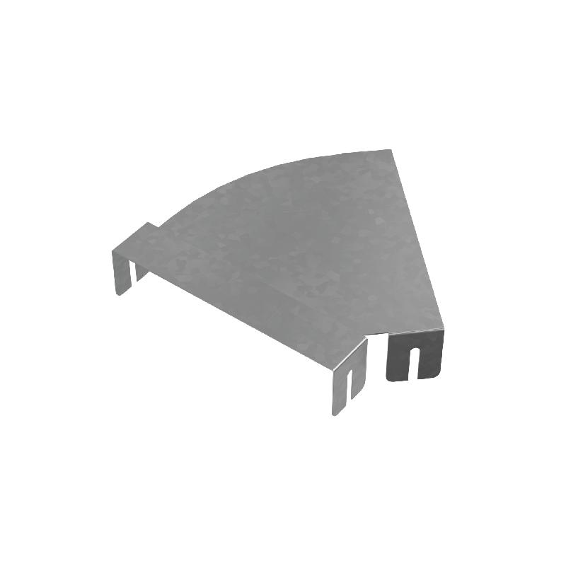 Крышка для угла горизонтального изменяемого 0-45град. осн.500 сталь "ПЛЮС" KIGLplus500 оцинк. КМ PL12395