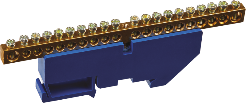 Шина нулевая на DIN-изоляторе 6х9-20 Navigator 71156