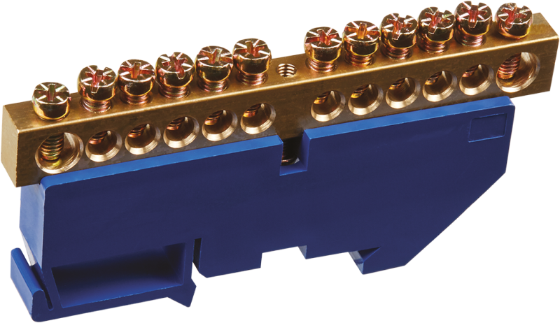 Шина нулевая на DIN-изоляторе 8х12-12 Navigator 71161