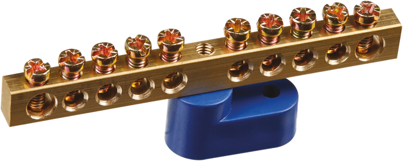 Шина нулевая на одном угловом изоляторе 6х9-10 Navigator 71166