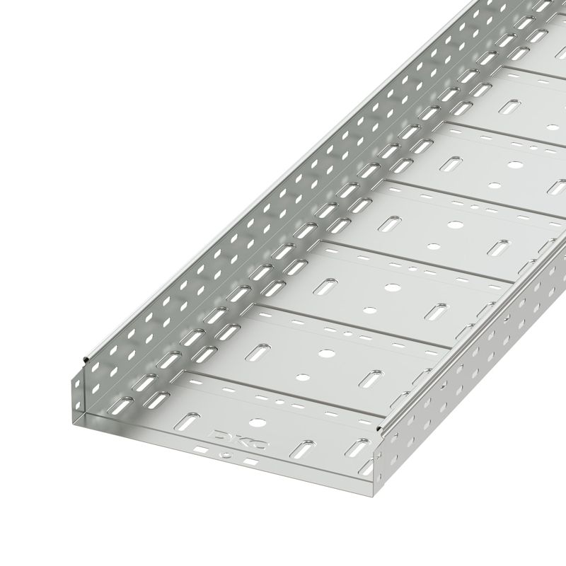 Лоток листовой перфорированный 400х100 L2000 сталь 1мм DKC 35335