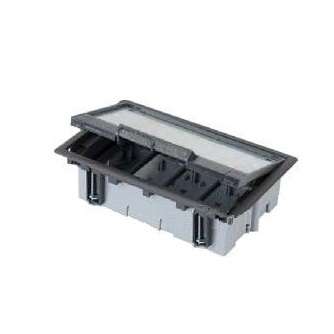 Лючок 2 S-мод. Simon Connect графит + рамка Simon SF270-14