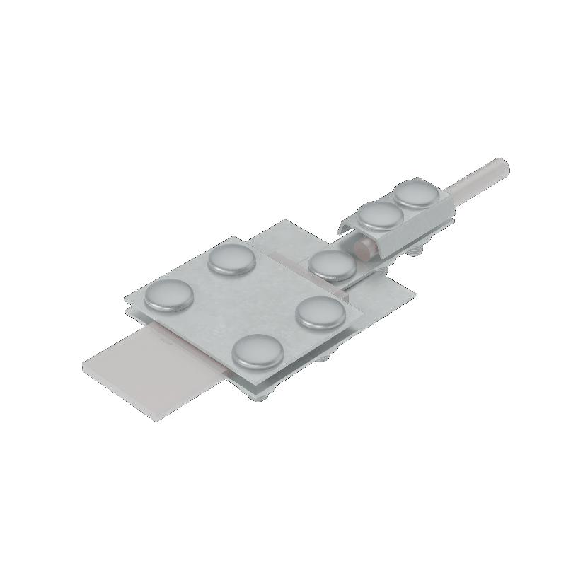 Соединитель контрольный универсальный UKS-B30-D5-8 INOX304 полоса до 30мм пруток d5-8мм нерж. сталь КМ MA0075