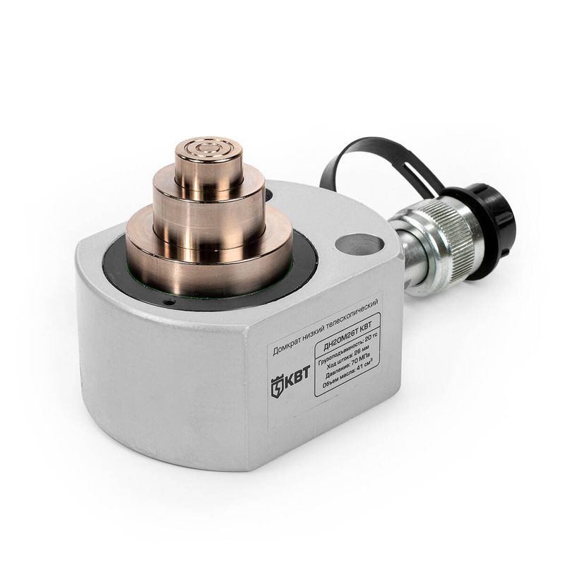 Домкрат низкий телескопический ДН20М26Т КВТ 84594