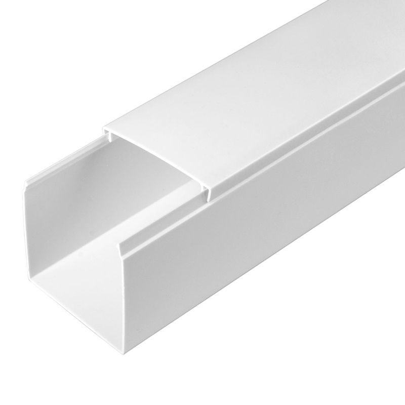 Кабель-канал 60х60 L2000 с двойн. замком бел. Промрукав PR03.0056
