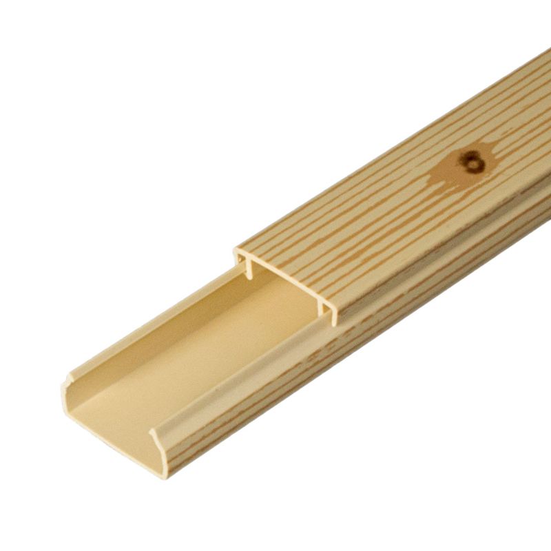 Кабель-канал 20х10 L2000 с двойн. замком сосна Промрукав PR03.0181