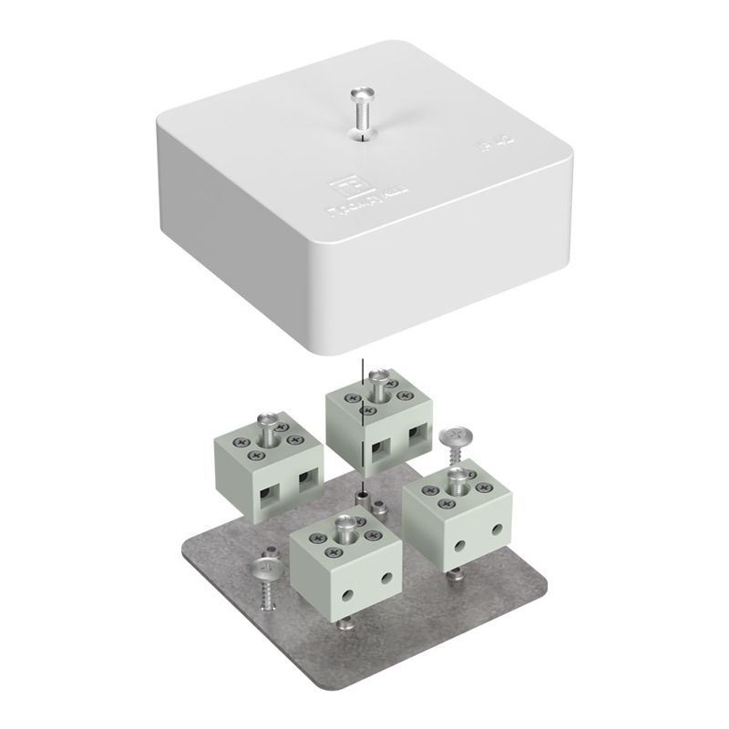 Коробка огнестойкая для кабель-канала 40-0450-FR6.0-8 Е15-Е120 75х75х30 Промрукав 40-0450-FR6.0-8