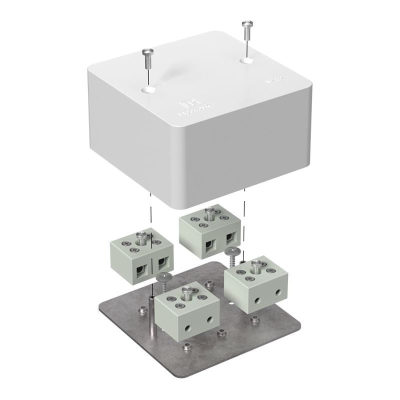 Коробка огнестойкая для кабель-канала 40-0460-FR10.0-8 Е15-Е120 85х85х45 Промрукав 40-0460-FR10.0-8