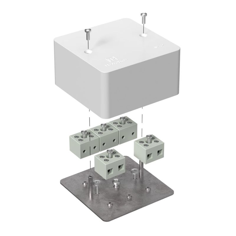 Коробка огнестойкая для кабель-канала 40-0460-FR6.0-10 Е15-Е120 85х85х45 Промрукав 40-0460-FR6.0-10
