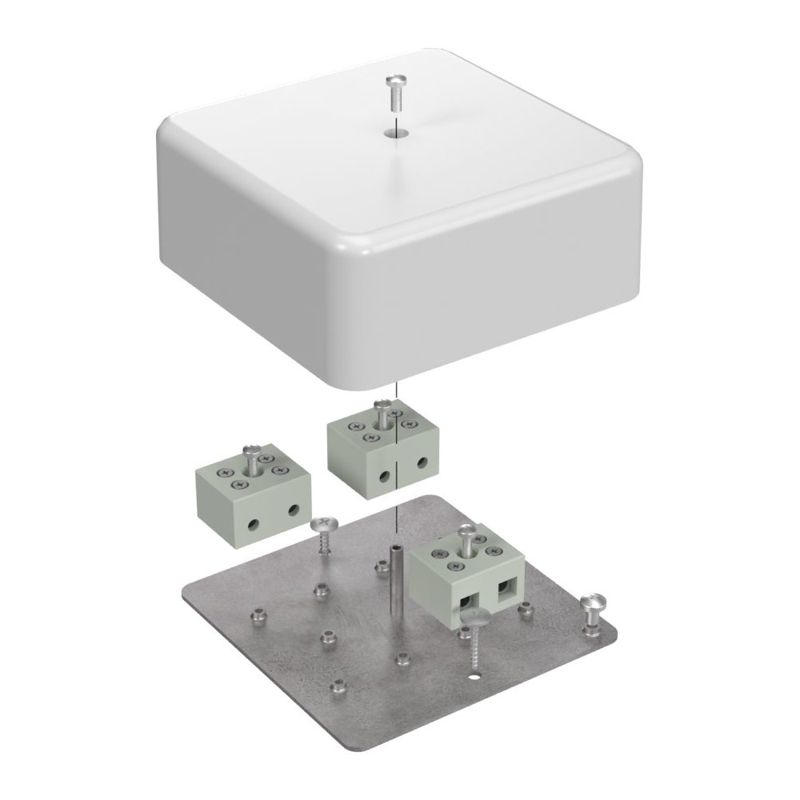 Коробка огнестойкая для кабель-канала 40-0470-FR10.0-6 Е15-Е120 103х103х45 Промрукав 40-0470-FR10.0-6