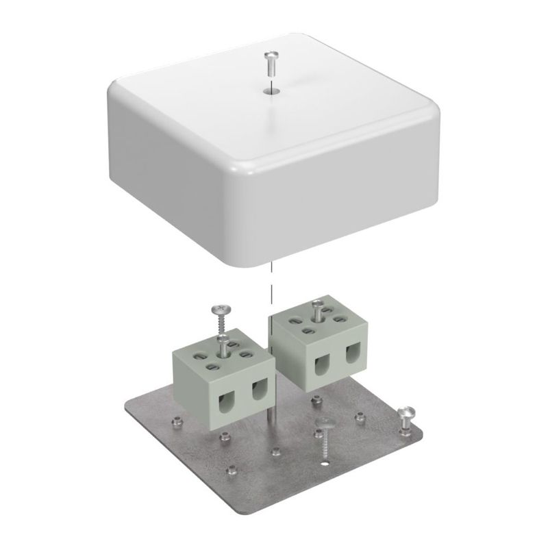 Коробка огнестойкая для кабель-канала 40-0470-FR16.0-4 Е15-Е120 103х103х45 Промрукав 40-0470-FR16.0-4