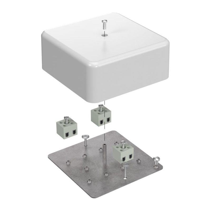 Коробка огнестойкая для кабель-канала 40-0470-FR2.5-6 Е15-Е120 103х103х45 Промрукав 40-0470-FR2.5-6