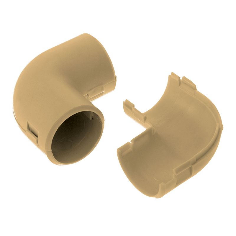 Соединитель угловой 90град. разборный d20мм сосна Промрукав PR13.0280